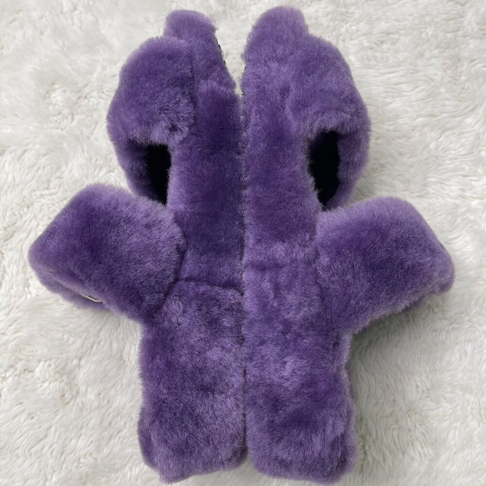 UGG Women's #1104662 Purple Fuzz Yeah Slide Sandals Slippers Shoes Size 6 - Picture 4 of 10